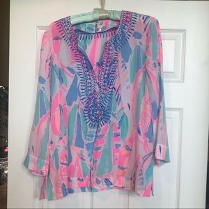 Lilly Pulitzer silk top